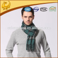 Masculino Inverno Clássico Artificial 100% Cachecol Cachecol Tassels cachecol Longo Maravilhoso, cachecol Checked Men